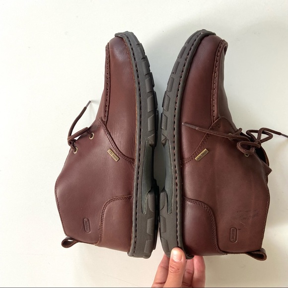 Wolverine Dark Brown Leather Horatio MultiShox Gore-Tex Casual Work Boot - Picture 5 of 12